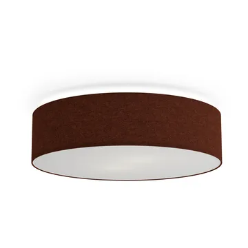 Plafoniera Soft Ø 44 cm - Rosso ruggine lana - Belid