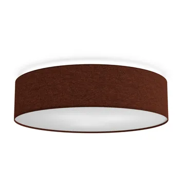 Plafoniera Soft Ø 60 cm - Rosso ruggine lana - Belid