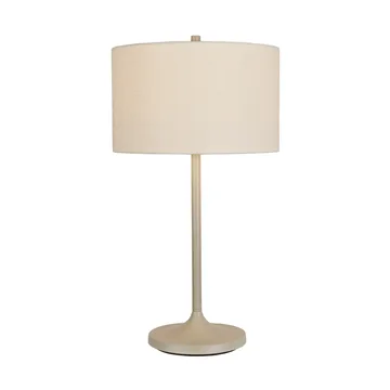 Soft lampada da tavolo - Lino bianco-sabbia, Ø34x64 cm - Belid
