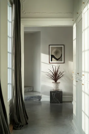 Fleur vaso con sottovaso 2 pezzi - Grey, Ø25 cm - Bergs Potter