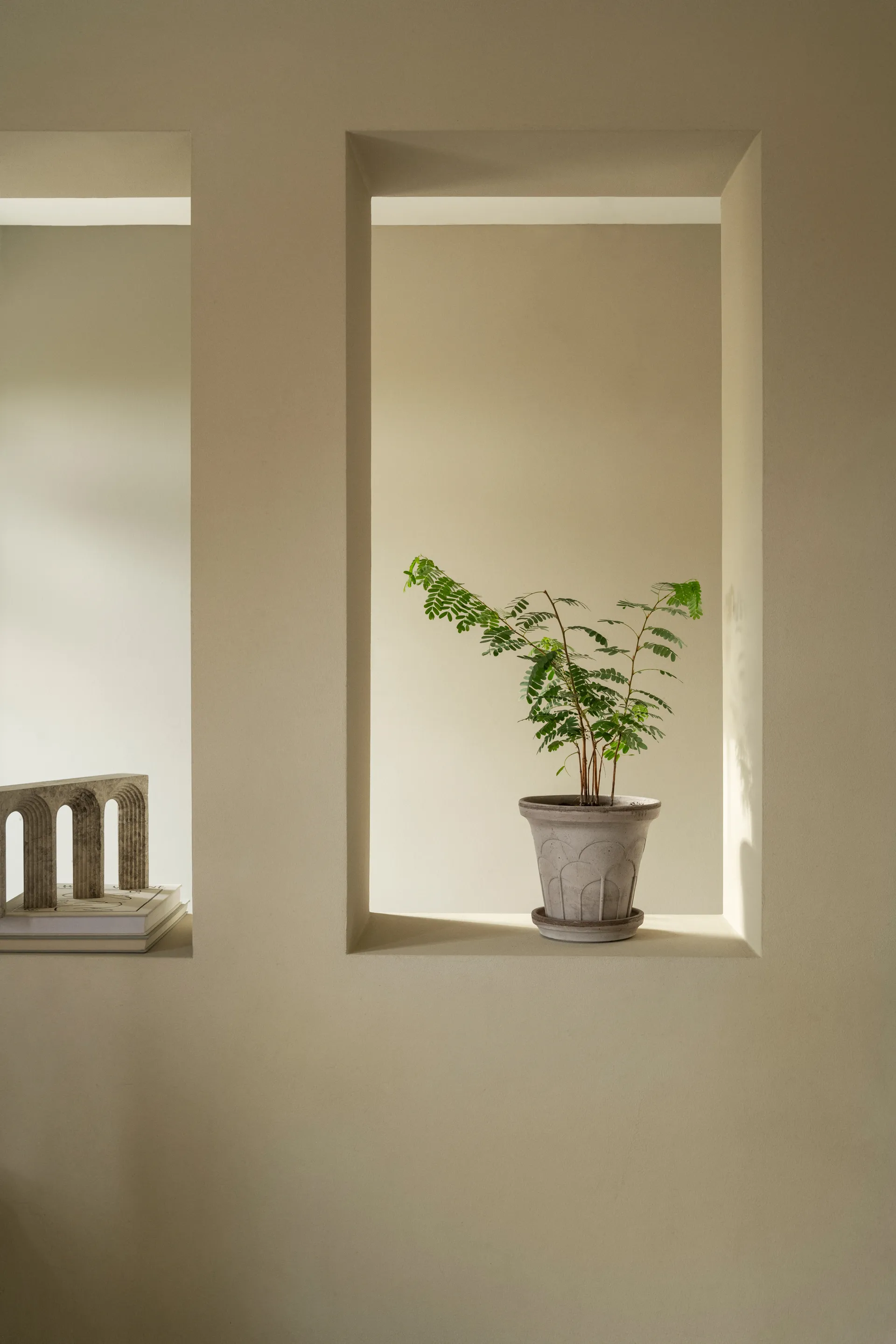 Fleur vaso con sottovaso 2 pezzi, Grigio, Ø21 cm Bergs Potter