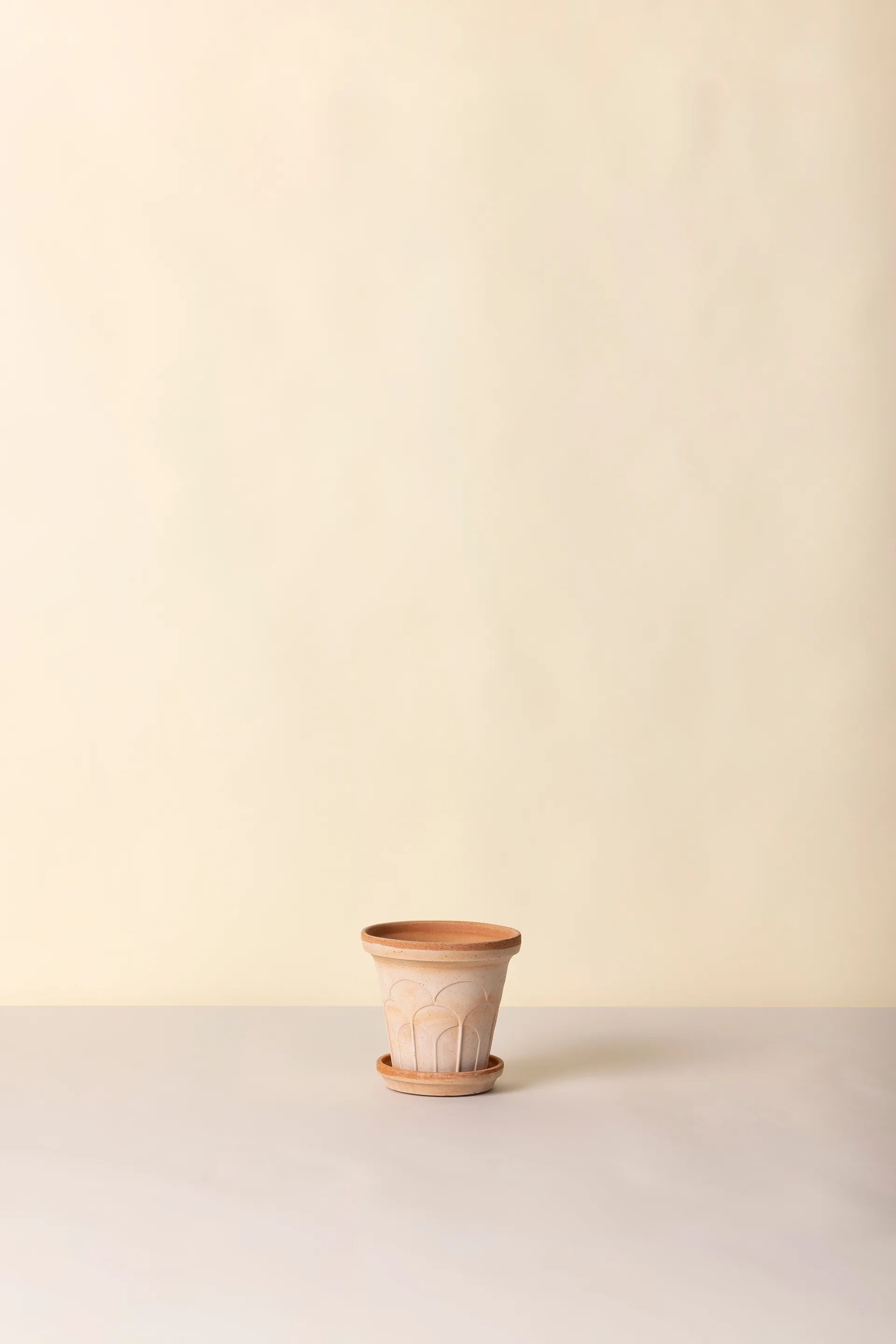 Fleur vaso con sottovaso 2 pezzi, Rosa, Ø16 cm Bergs Potter