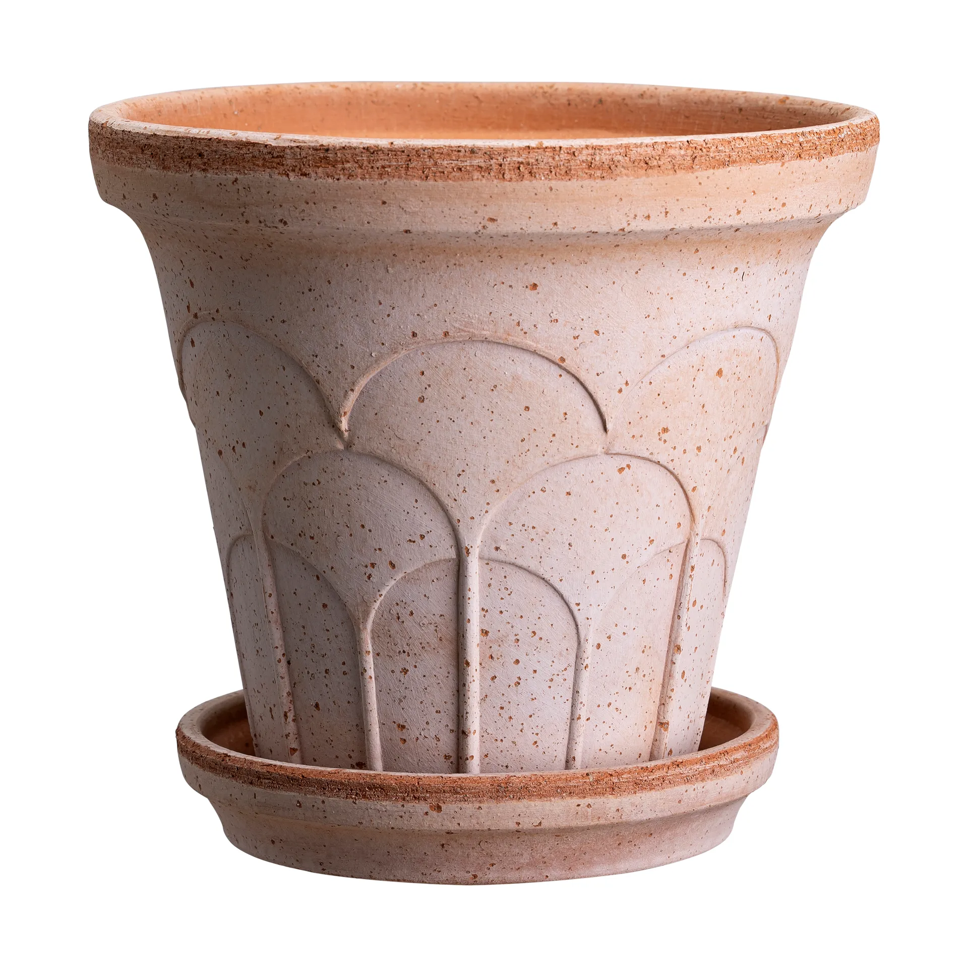 Fleur vaso con sottovaso 2 pezzi, Rosa, Ø21 cm Bergs Potter