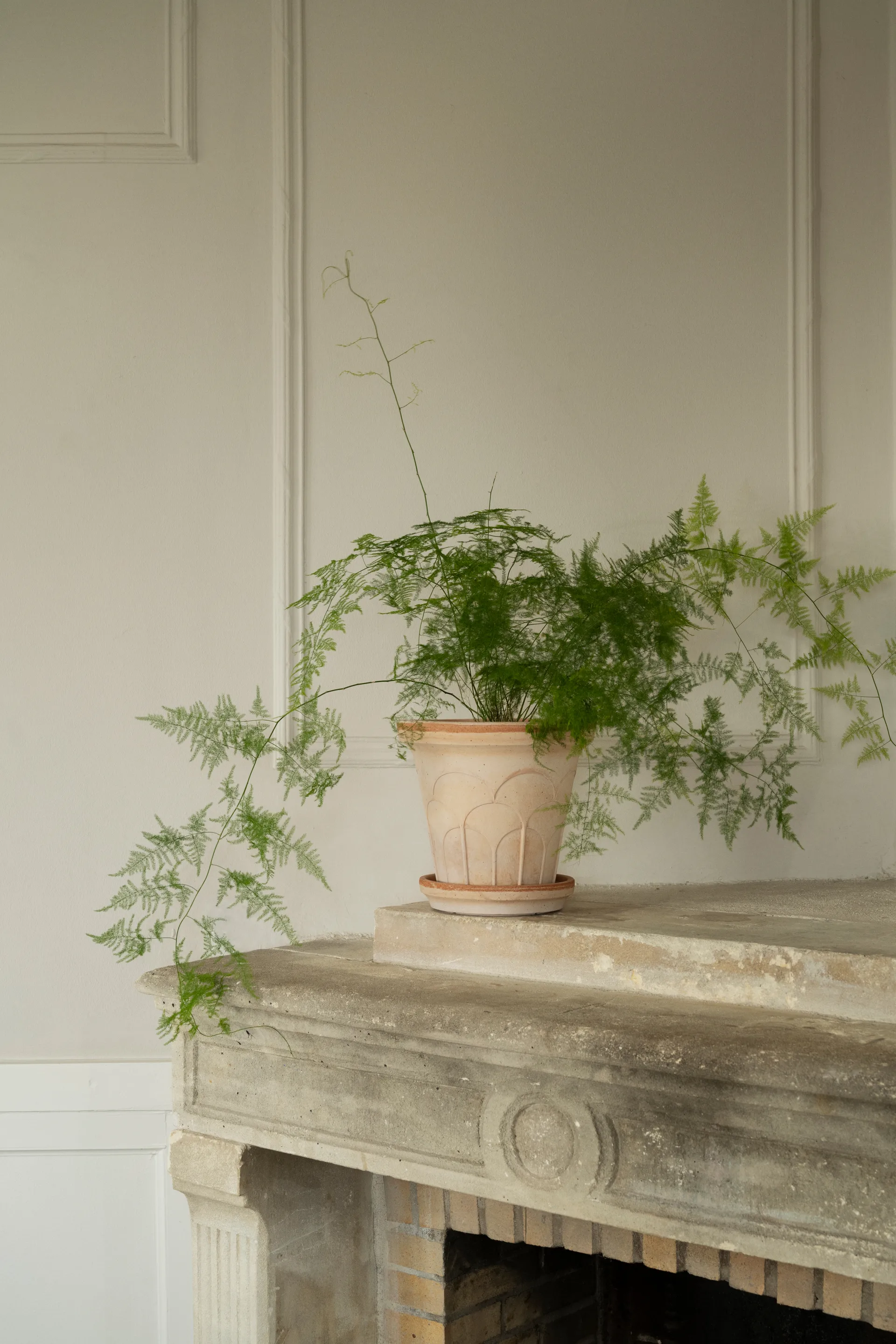 Fleur vaso con sottovaso 2 pezzi, Rosa, Ø25 cm Bergs Potter