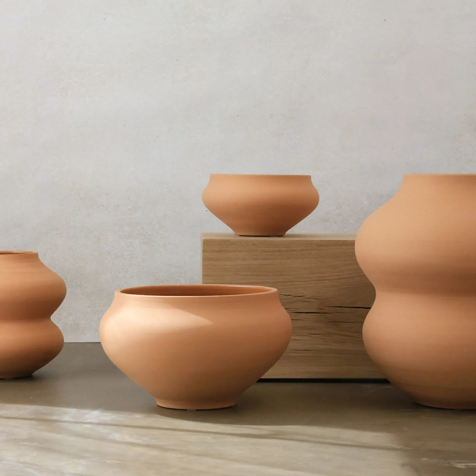 Vaso Belle raw 26 cm, Rosa Bergs Potter