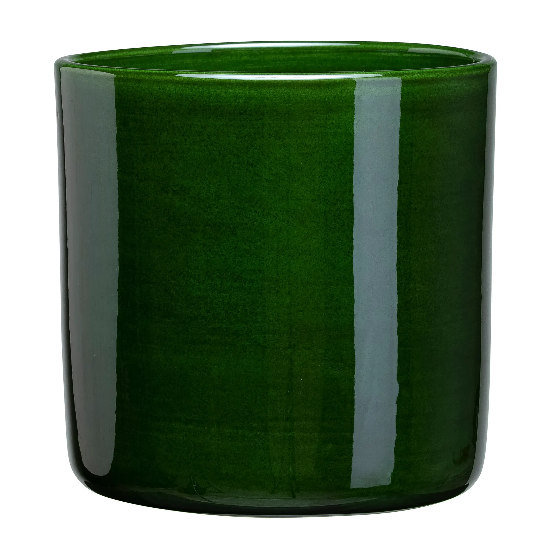 Vaso da fiori Fioriera Romeo smaltato Ø 17 cm, verde Bergs Potter