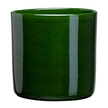 Vaso da fiori Fioriera Romeo smaltato Ø 19 cm - verde - Bergs Potter