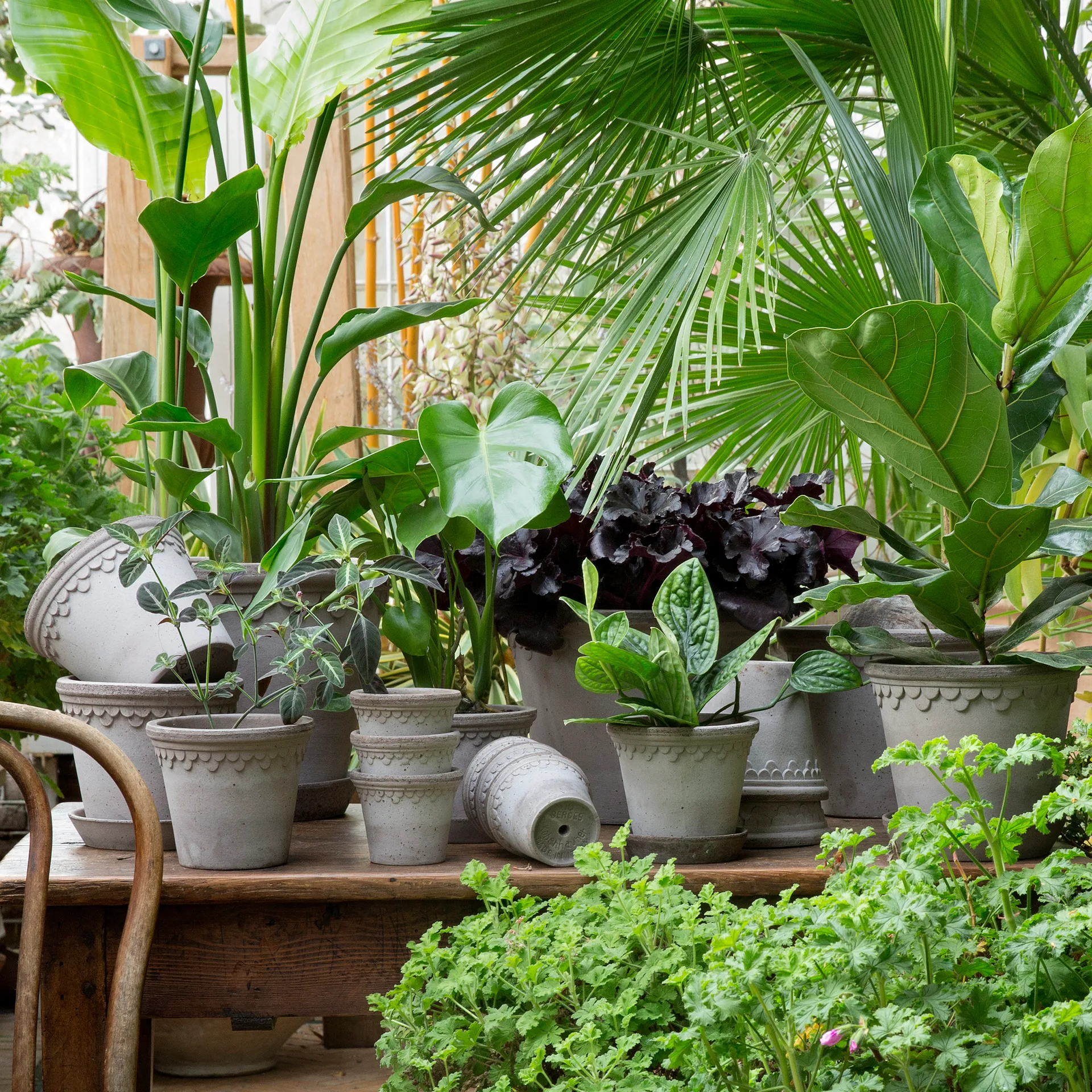 Vaso da fiori Københavner Ø 25 cm, Grigio Bergs Potter