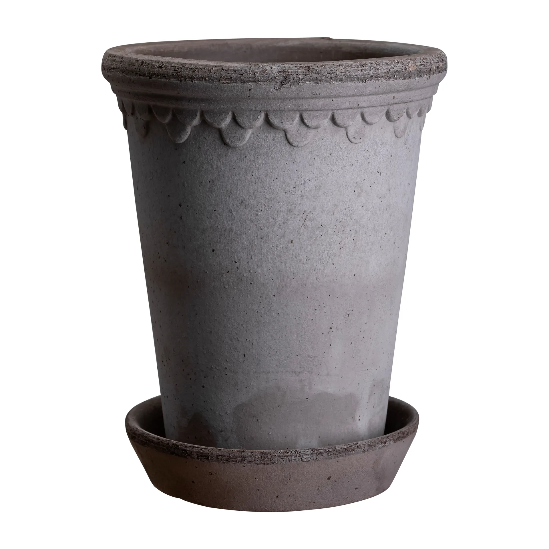 Vaso da fiori Københavner alto Ø 14 cm, Grigio Bergs Potter