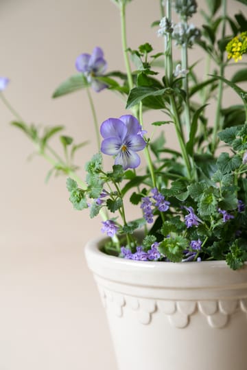 Vaso da fiori Københavner smaltato Ø 18 cm - Sand Stone - Bergs Potter