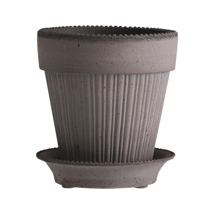 Vaso da fiori Simona 14 cm - Grigio - Bergs Potter