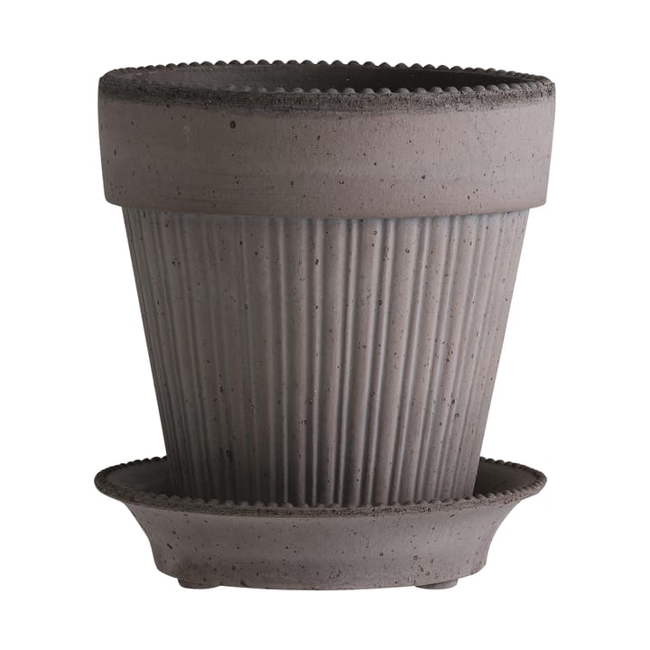 Vaso da fiori Simona 16 cm - Grigio - Bergs Potter