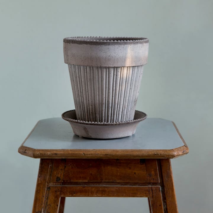 Vaso da fiori Simona 16 cm, Grigio Bergs Potter