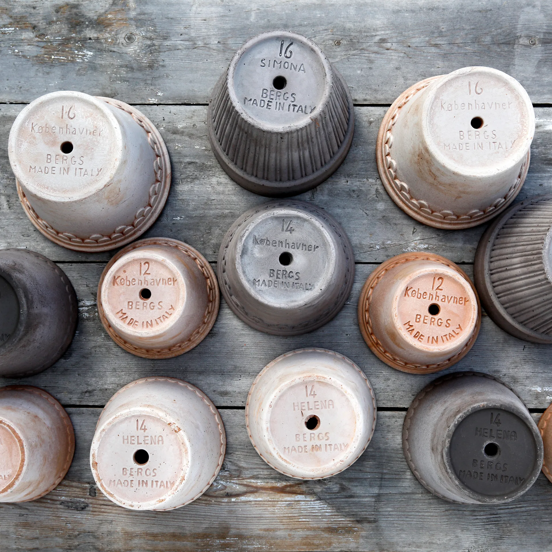 Vaso da fiori Simona 16 cm, Grigio Bergs Potter