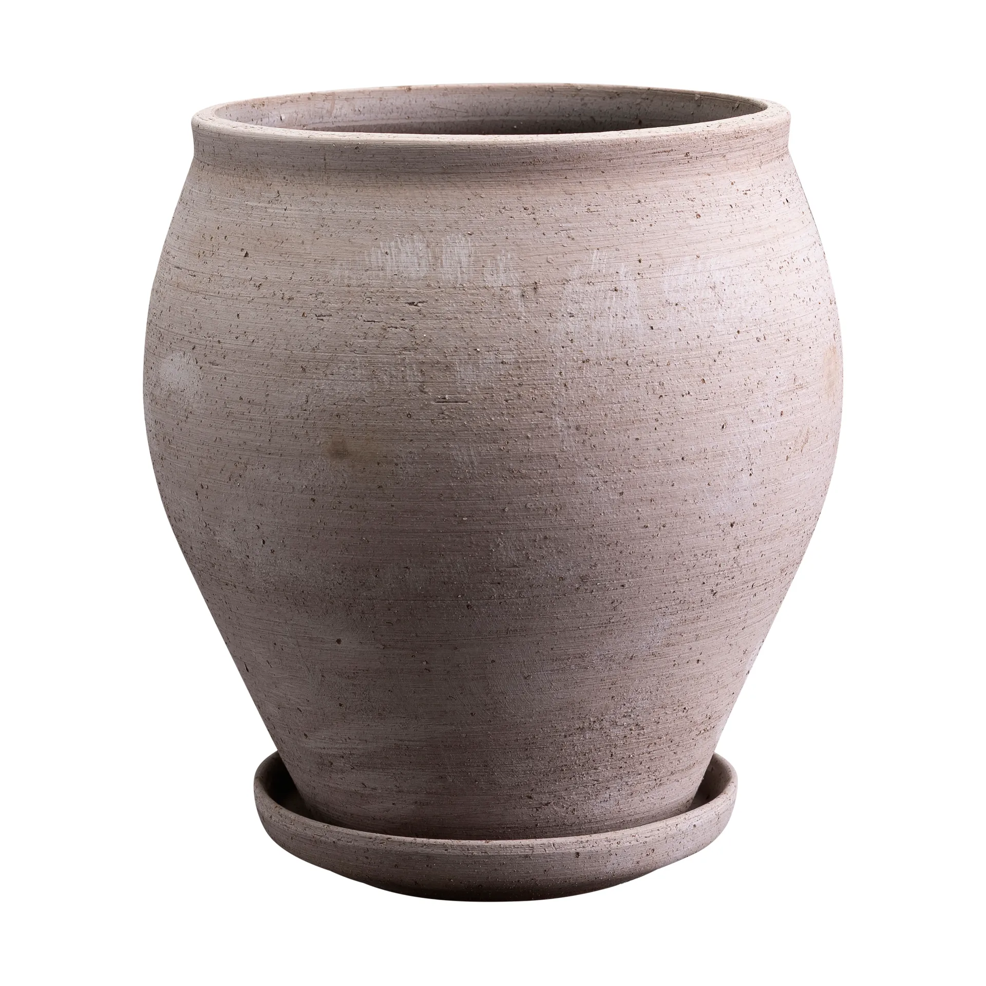 Vaso Delphi con sottovaso, 2 pezzi, Grigio, Ø20 cm Bergs Potter