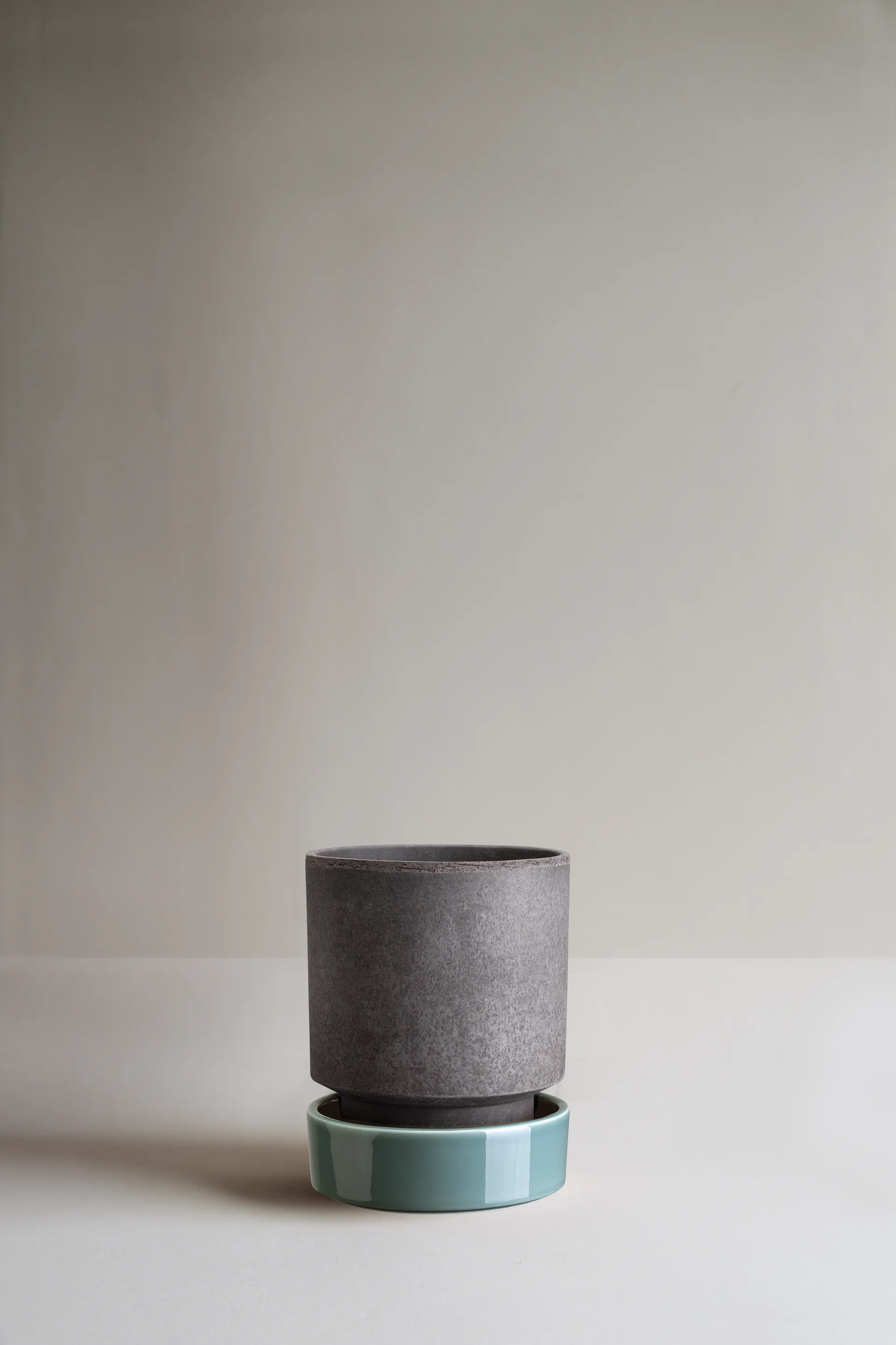 Vaso Hoff, Ø14 cm, Raw Grey-Misty Blue Bergs Potter