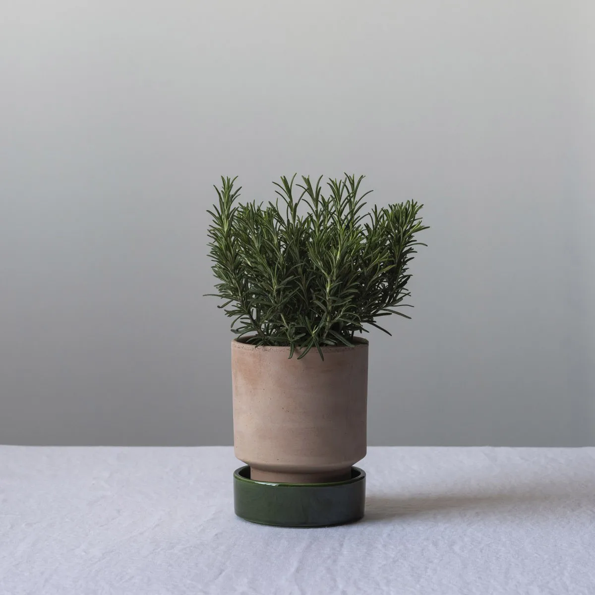 Vaso Hoff, Ø14 cm, Raw Rosa-Emerald Green Bergs Potter