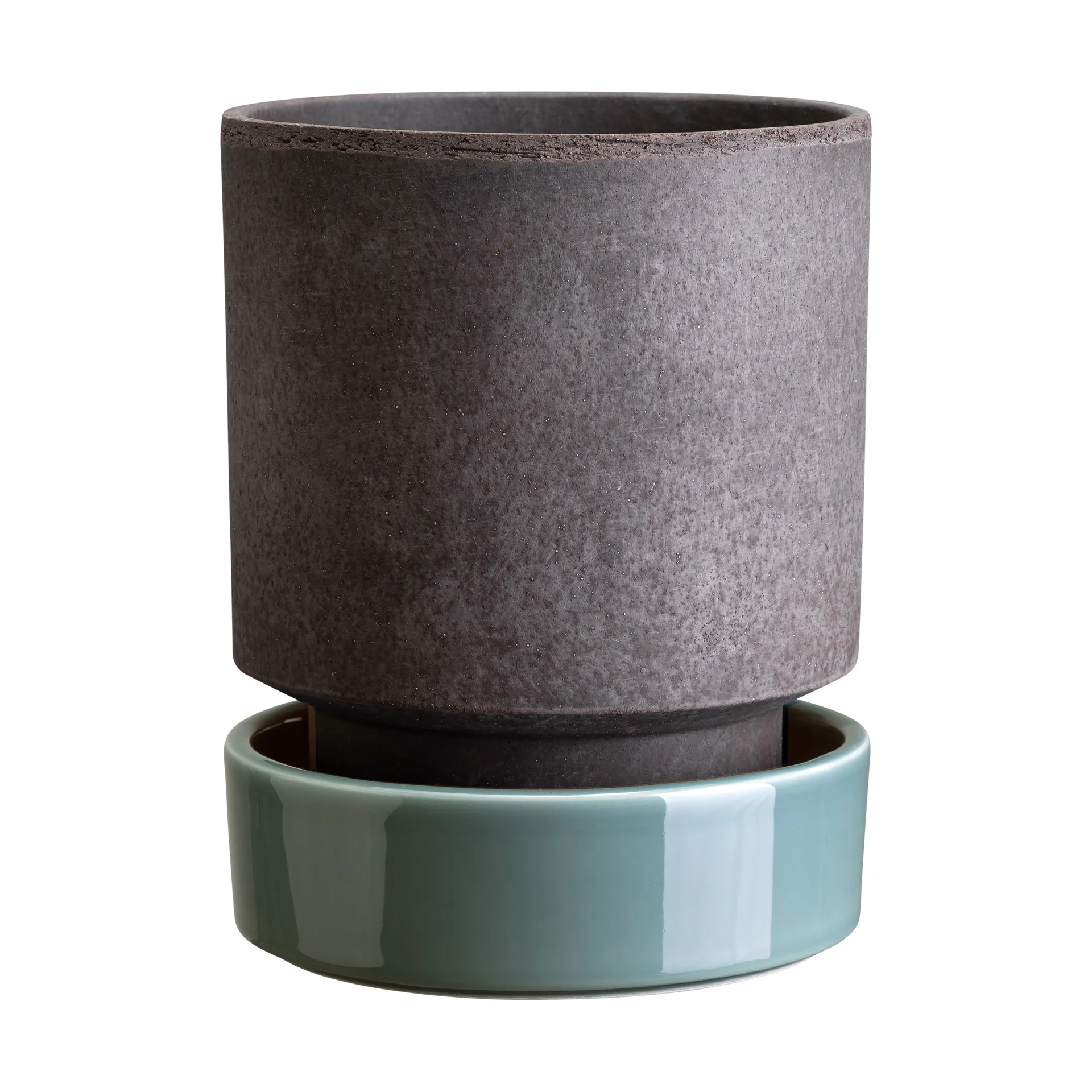 Vaso Hoff, Ø18 cm, Raw Grey-Misty Blue Bergs Potter