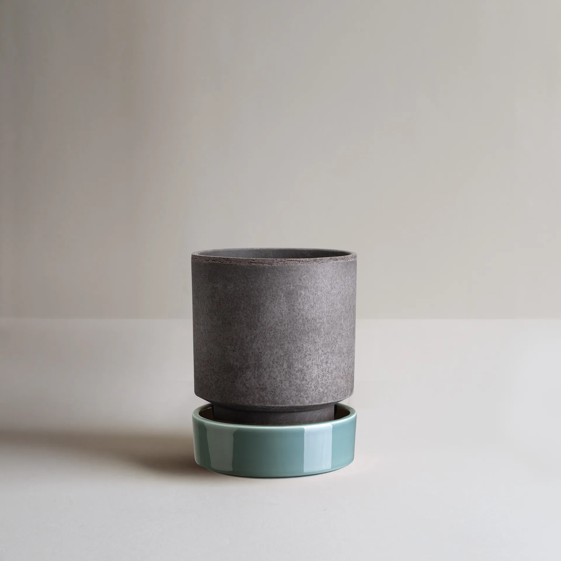 Vaso Hoff, Ø18 cm, Raw Grey-Misty Blue Bergs Potter