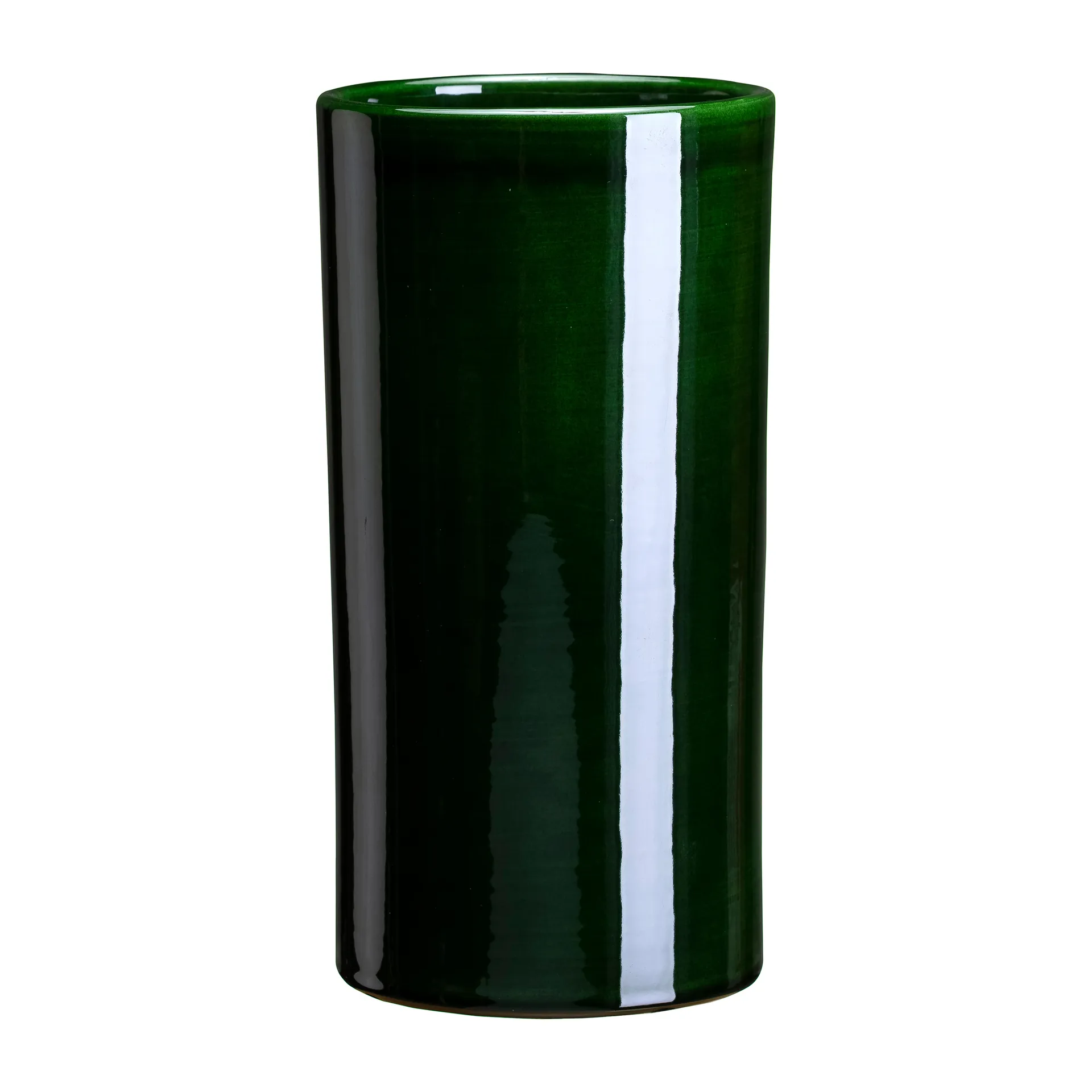 Vaso smaltato Romeo, Ø 12 cm, Verde Bergs Potter