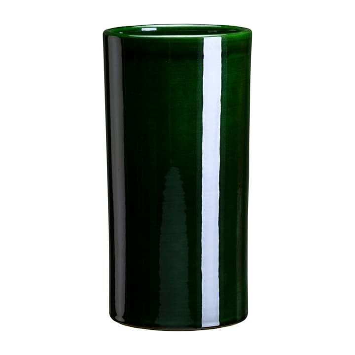 Vaso smaltato Romeo, Ø 12 cm - Verde - Bergs Potter