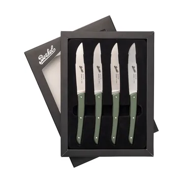 Color coltello da carne set da 4, 11 cm - Verde Oliva - Berkel