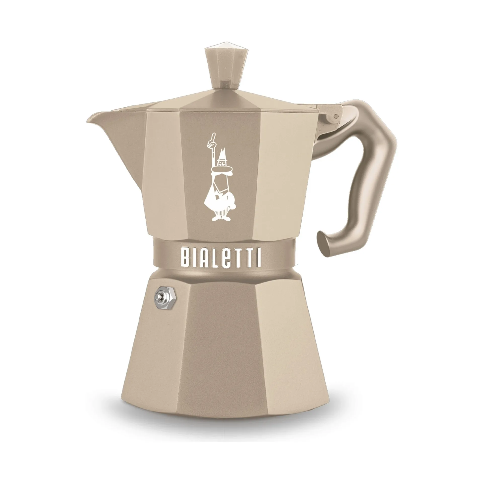 Bialetti esclusiva moka per induzione, Beige, 3 tazze Bialetti