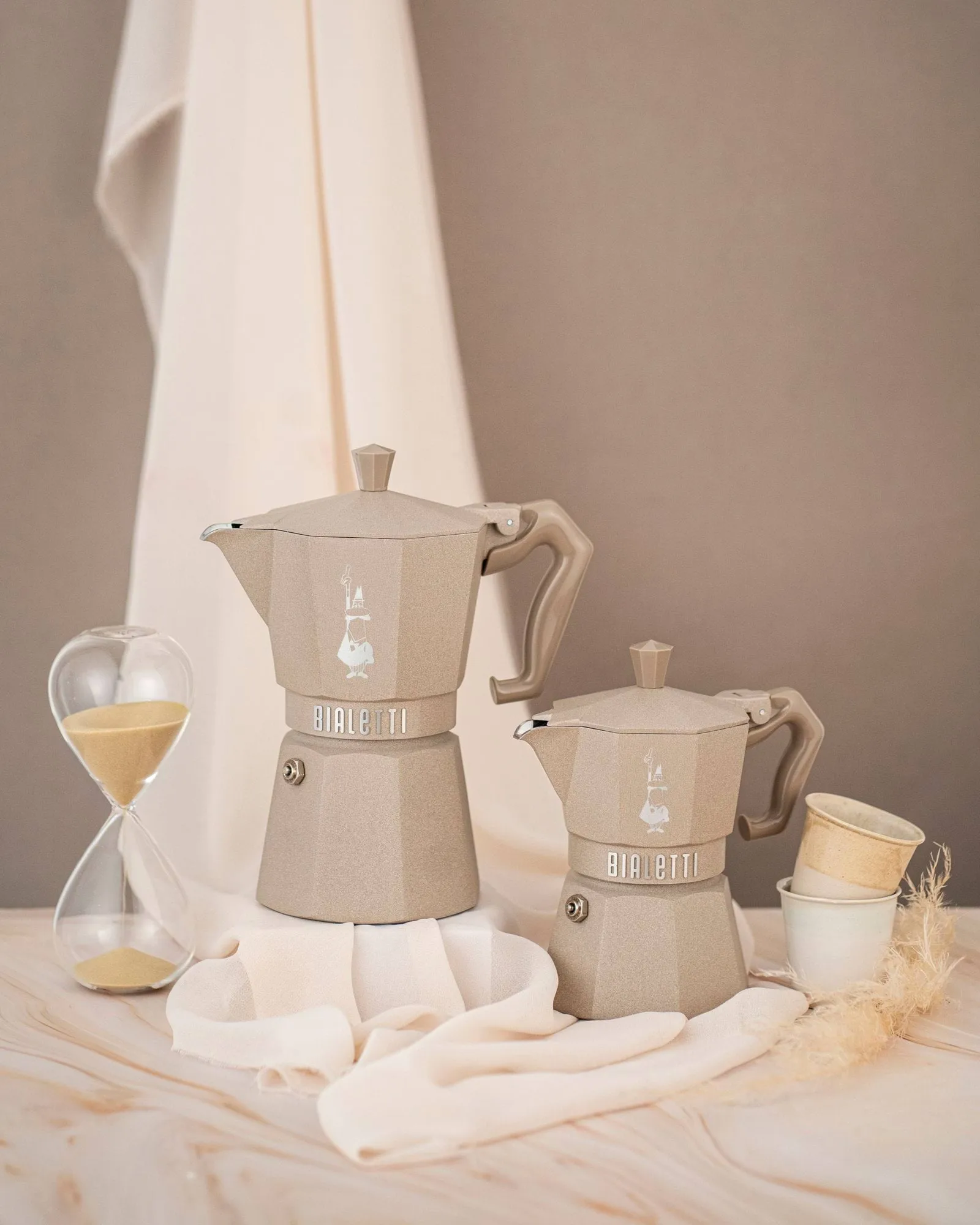 Bialetti esclusiva moka per induzione, Beige, 3 tazze Bialetti