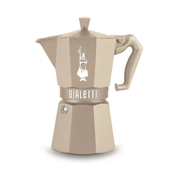 Bialetti esclusiva moka per induzione - Beige, 6 tazze - Bialetti