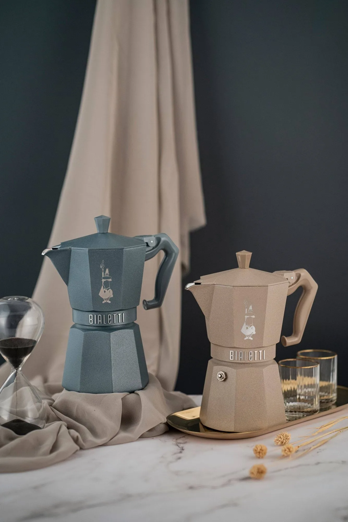 Bialetti esclusiva moka per induzione, Beige, 6 tazze Bialetti