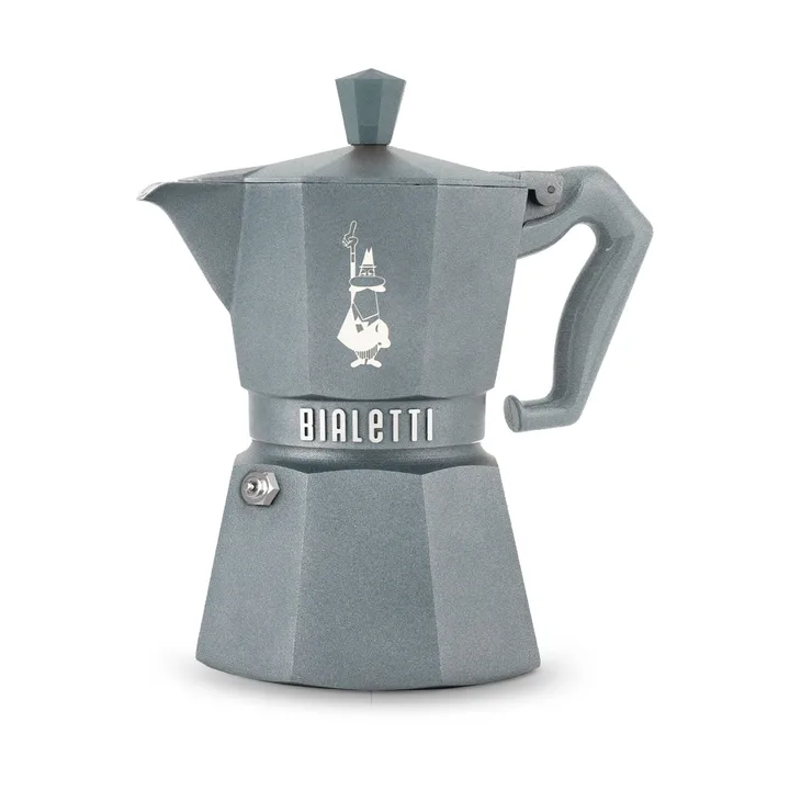 Bialetti esclusiva moka per induzione - Grigio, 3 tazze - Bialetti