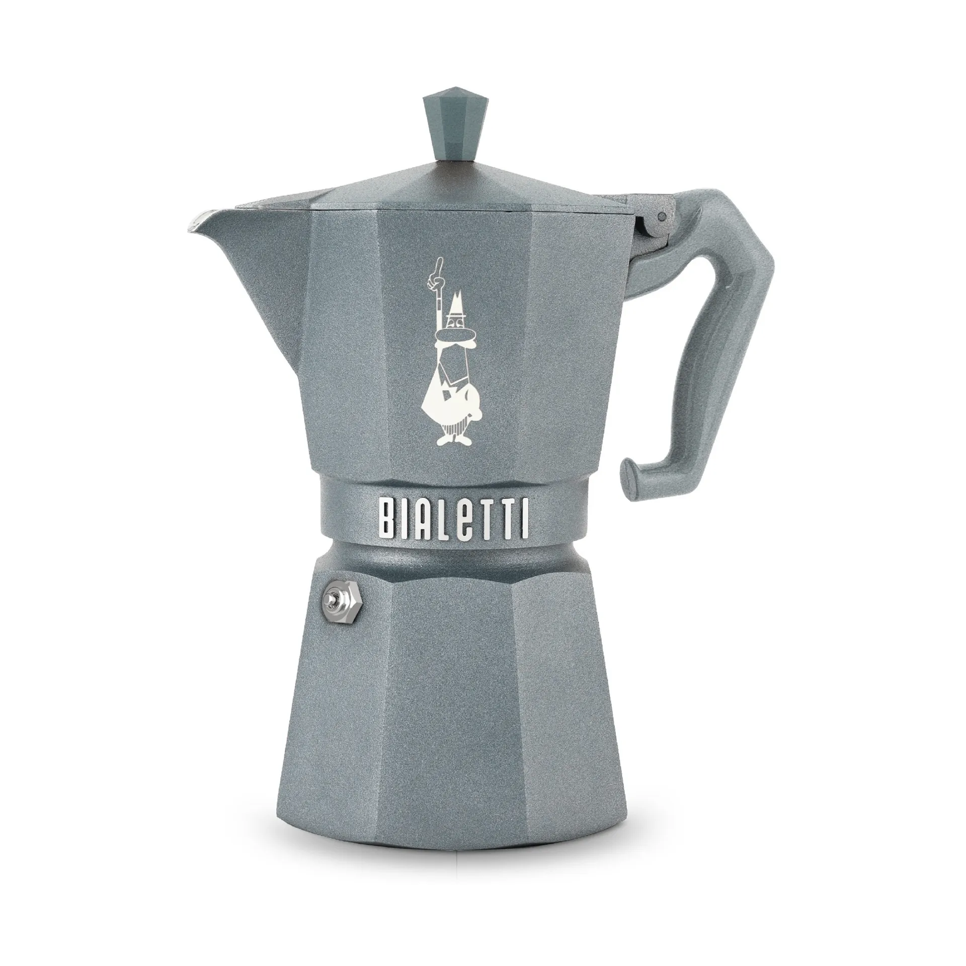 Bialetti esclusiva moka per induzione, Grigio, 6 tazze Bialetti