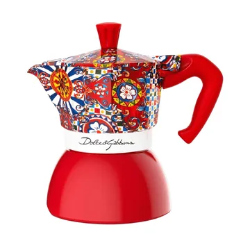 Bialetti x Dolce & Gabbana caffettiera moka per induzione - Carretto siciliano, 4 tazze - Bialetti