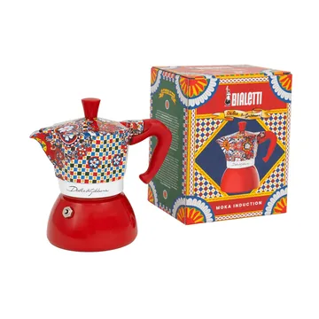 Bialetti x Dolce & Gabbana caffettiera moka per induzione - Carretto siciliano, 4 tazze - Bialetti