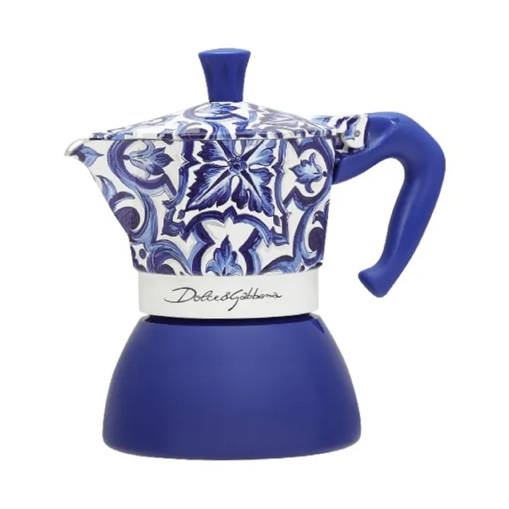 Bialetti x Dolce & Gabbana caffettiera moka per induzione - Mediterraneo, 4 tazze - Bialetti
