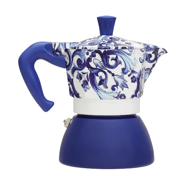 Bialetti x Dolce & Gabbana caffettiera moka per induzione, Mediterraneo, 4 tazze Bialetti