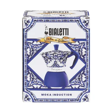 Bialetti x Dolce & Gabbana caffettiera moka per induzione - Mediterraneo, 4 tazze - Bialetti