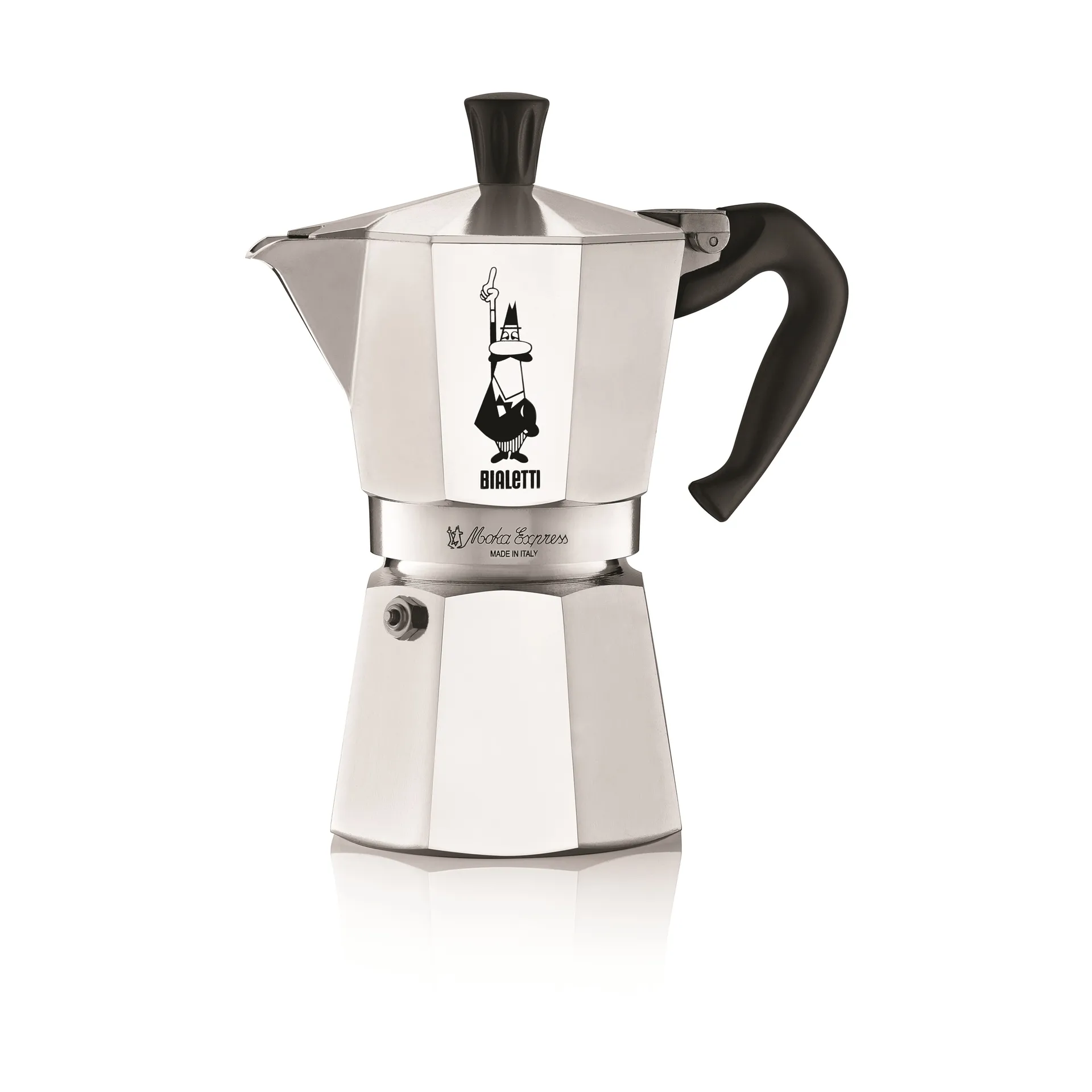 Caffettiera Moka 6 tazze, Argento Bialetti