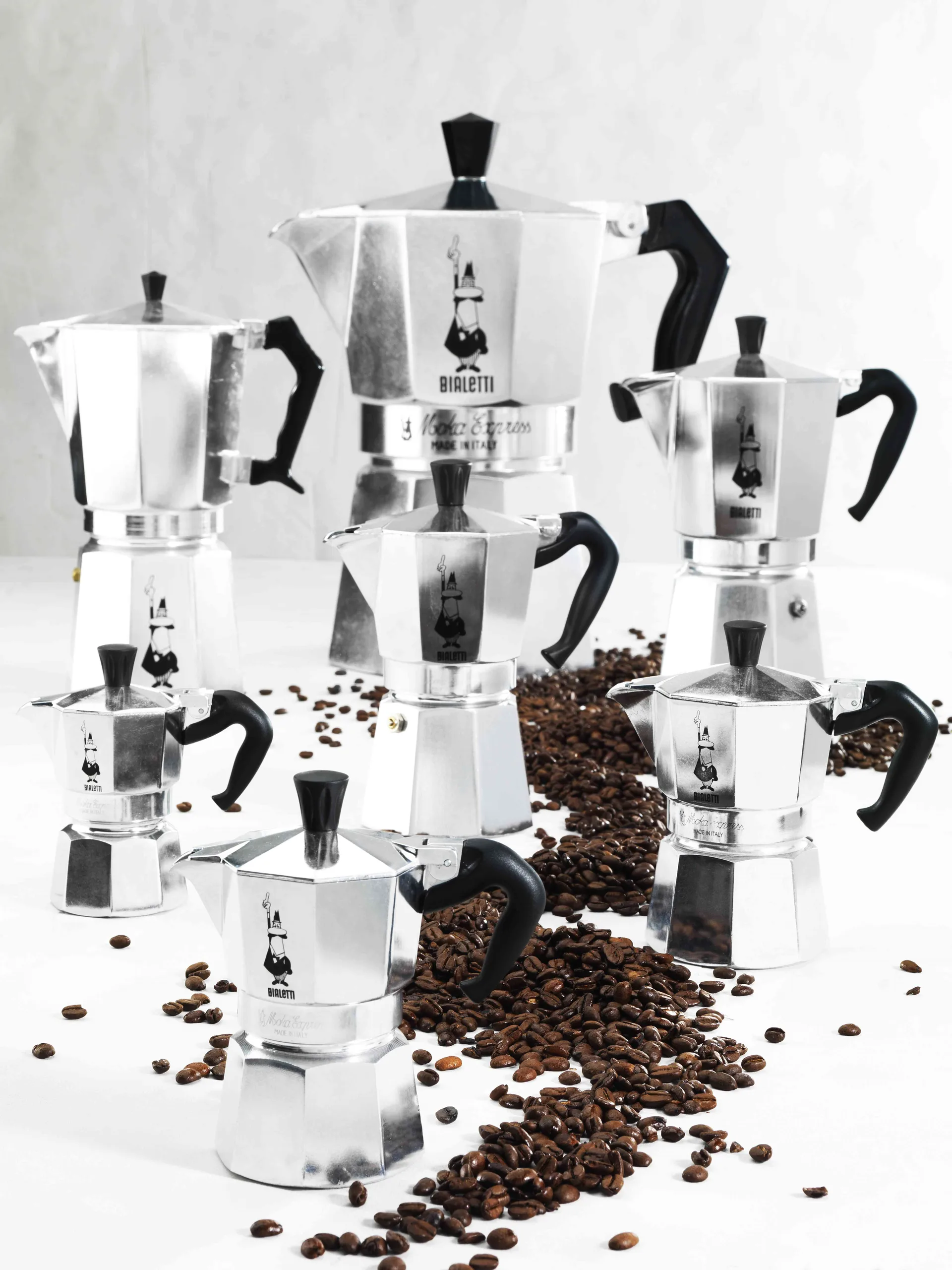 Caffettiera Moka 6 tazze, Argento Bialetti
