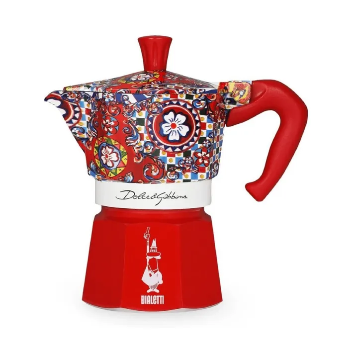 Moka Bialetti x Dolce & Gabbana - Carretto siciliano, 3 tazze - Bialetti