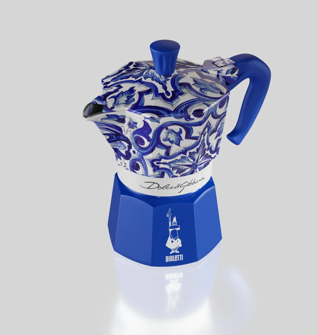 Moka Bialetti x Dolce & Gabbana, Mediterraneo, 3 tazze Bialetti