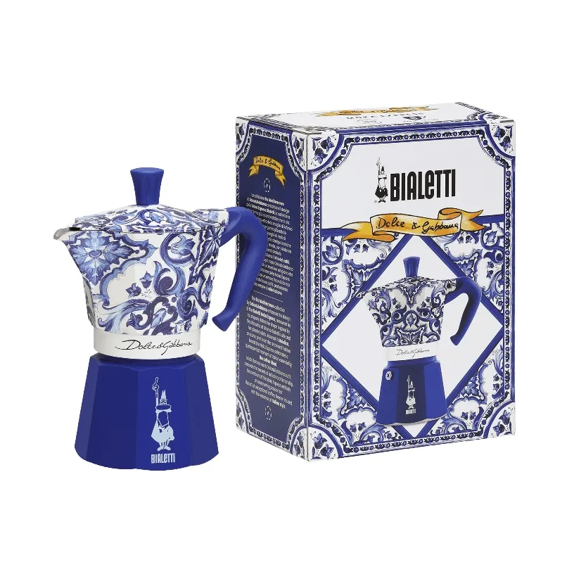 Moka Bialetti x Dolce & Gabbana, Mediterraneo, 6 tazze Bialetti