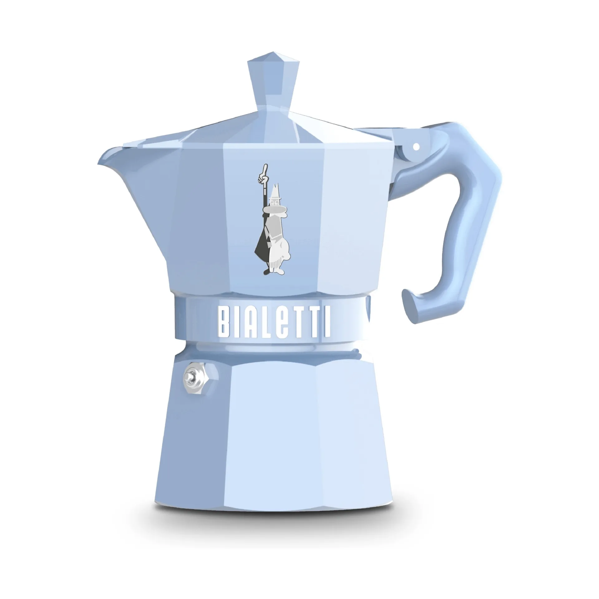Moka esclusiva Bialetti, Azzurro chiaro, 3 tazze Bialetti
