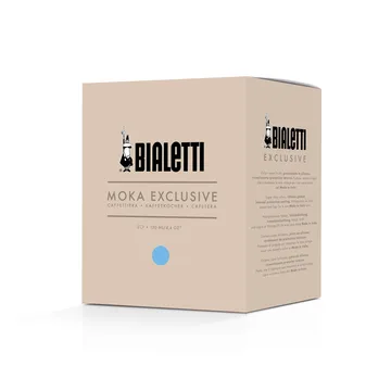 Moka esclusiva Bialetti - Azzurro chiaro, 3 tazze - Bialetti