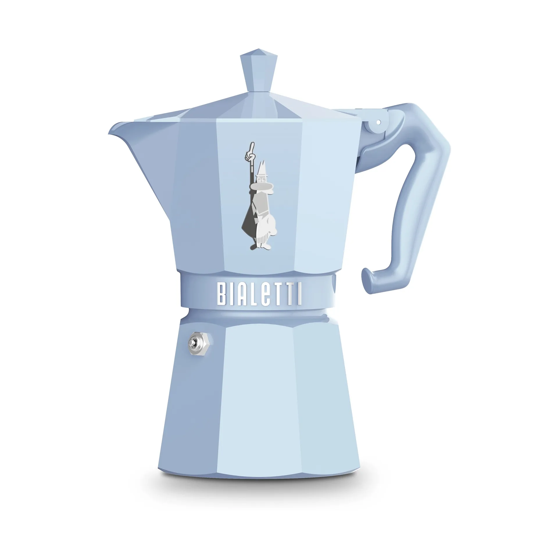 Moka esclusiva Bialetti, Azzurro chiaro, 6 tazze Bialetti