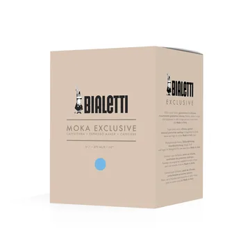 Moka esclusiva Bialetti - Azzurro chiaro, 6 tazze - Bialetti