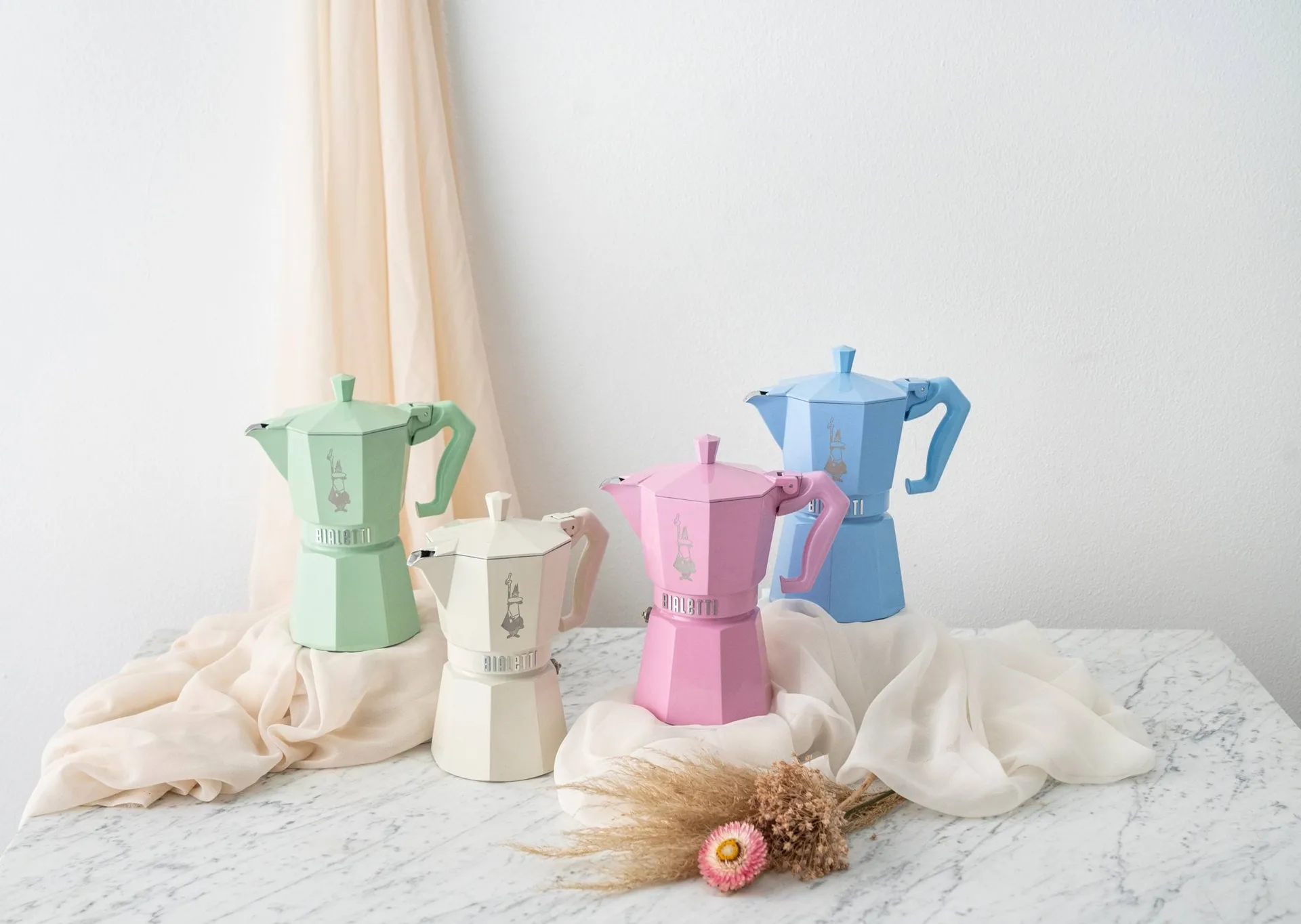 Moka esclusiva Bialetti, Crema, 6 tazze Bialetti