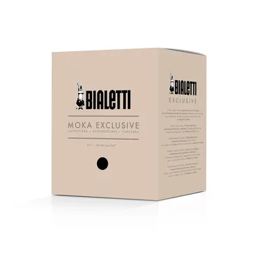 Moka esclusiva Bialetti - Nero, 3 tazze - Bialetti