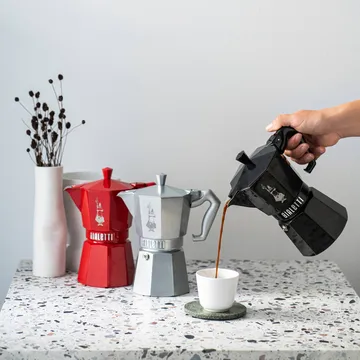 Moka esclusiva Bialetti - Nero, 3 tazze - Bialetti