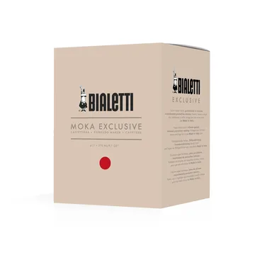 Moka esclusiva Bialetti - Rosso, 6 tazze - Bialetti